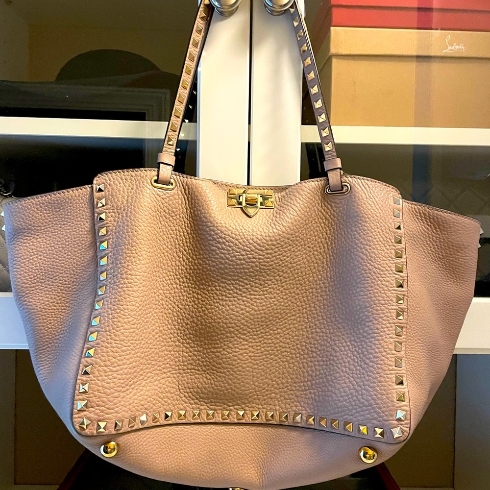 Valentino Rockstud Trapeze Bag